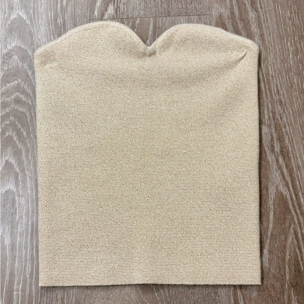 NWOT A&F Gold Tube Top XS